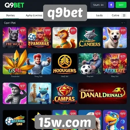 Jogos populares disponíveis no site q9bet